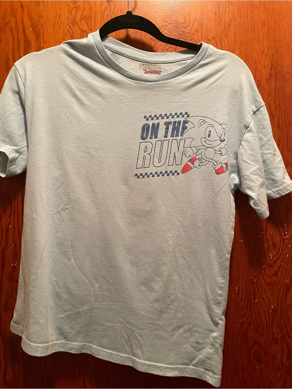Sonic 'On The Run' Short Sleeve Tee - Light Blue